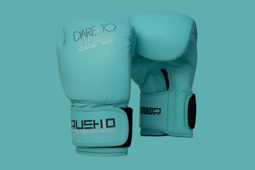 Limitless Blue RUSHIO boxing Gloves